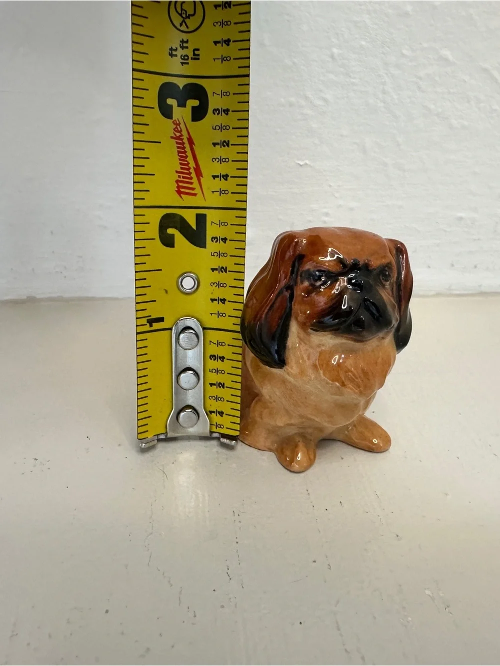 Vintage Royal Doulton Pekingese Dog Figurine, Miniature Seated Series, 2